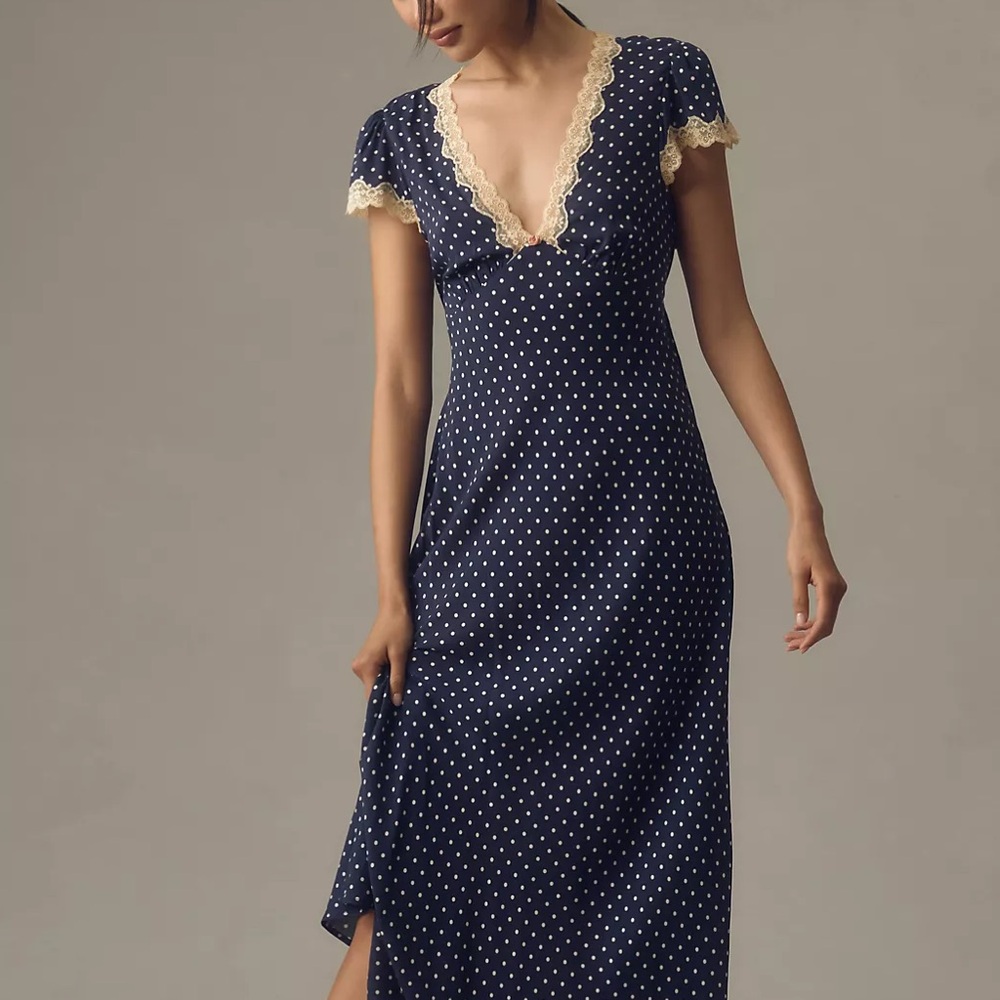 RIXO Clarice Midi Dress